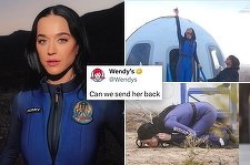 Lanţul de fast-food Wendy's lămureşte tweet-urile sale devenite virale, după ce Katy Perry a făcut o scurtă călătorie în spaţiu