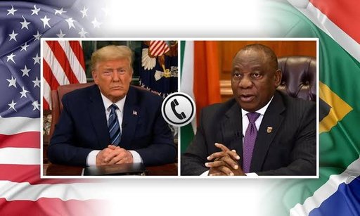 Preşedintele sud-african, care joi îl primeşte pe Zelenski, a discutat cu Trump despre Ucraina şi despre relaţiile bilaterale tensionate