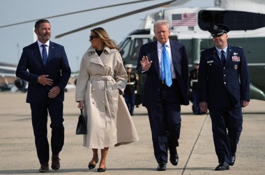 Trump pleacă în primul sa vizită internaţională, la funeraliile Papei Francisc I