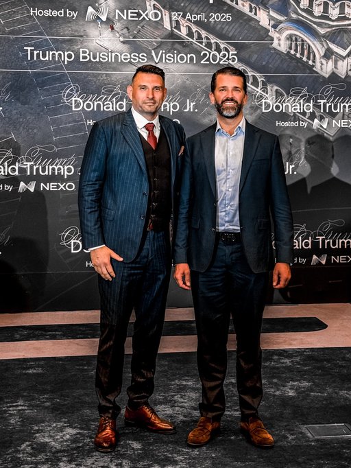La un eveniment cu Donald Trump Jr în Bulgaria, firma de criptomonede Nexo şi-a anunţat revenirea în SUA unde fusese amendată