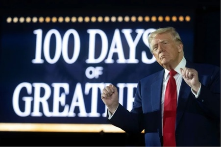 PIB-ul SUA scade cu 0,3% în ritm anualizat, în primul trimestru, la începutul mandatului lui Trump, din cauza unei creşteri a importurilor, anunţă Departamentul Comerţului