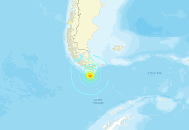 Un cutremur de magnitudine 7,4 s-a produs la mică adâncime în larg, aproape de coasta sudică din Argentina şi Chile. A fost declanşată alertă de tsunami
