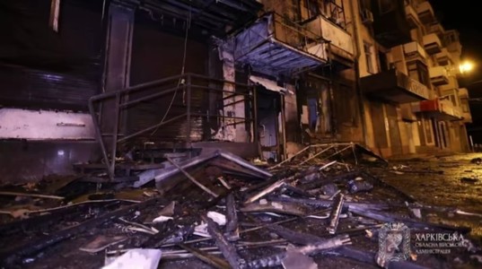 Atac masiv cu drone în Harkov, 47 de persoane au fost rănite