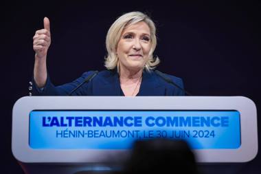Victoria lui George Simion, salutată de Marine Le Pen. Ea vede în scorul extremei drepte din România un „bumerang foarte frumos” pentru UE