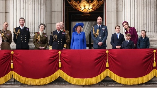 Britanicii sărbătoresc împreună cu familia regală 80 de ani de la sfârşitul celui de-al Doilea Război Mondial