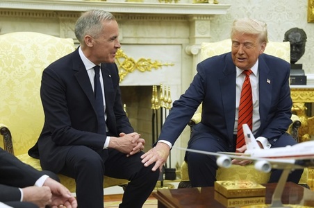 Canada nu va fi ”niciodată de vânzare” îi spune Carney lui Trump în Biroul Oval. ”Să nu spui niciodată niciodată”, îi replică miliardarul