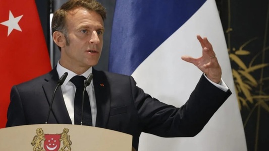 Recunoaşterea Palestinei este o ”datorie morală” şi o ”necesitate politică”, afirmă Macron în Singapore şi cere UE să-şi înăsprească poziţia împotriva Israelului