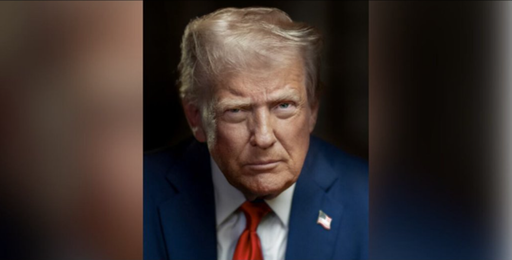 Casa Albă dezvăluie un nou portret al lui Donald Trump, care seamănă în continuare cu celebrul ”mugshot” din Georgia