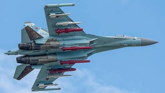 Forţele aeriene ale Ucrainei au doborât un avion de vânătoare rusesc Su-35