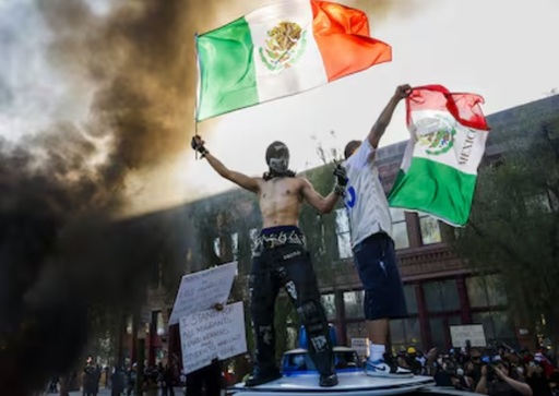 Preşedinta mexicană Claudia Sheinbaum condamnă violenţa la manifestaţiile de la Los Angeles şi cere ”respectarea demnităţii umane”. 42 de mexicani arestaţi în operaţiuni în forţă ale FBI vizând străini, patru expulzaţi, anunţă şeful diplomaţiei mexicane Juan Ramon de la Fuente