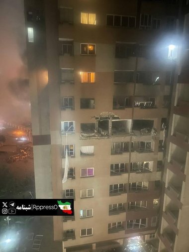 Israelul confirmă loviturile aeriene asupra sediului Ministerului Apărării iranian din Teheran / Bilanţul atacurilor în Israel a crescut la şapte morţi, inclusiv un copil