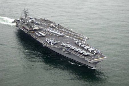Portavionul american USS Nimitz a plecat brusc din Marea Chinei de Sud şi se îndreaptă spre vest, pe fondul tensiunilor din Orientul Mijlociu