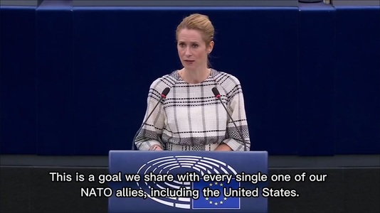 Rusia ”nu are nicio şansă” dacă statele membre NATO rămân unite, pledează şefa diplomaţiei UE Kaja Kallas în Parlamentul European, la Strasbourg, înaintea summitului NATO prevăzut la 24-25 iunie la Haga