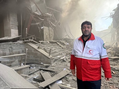 Israelul atacă o clădire, la Teheran, situată în apropierea sediului Semilunii Roşii. Ministrul israelian al Apărării Israel Katz anunţă că Forţele Aeriene au distrus ”cartierul general al Securităţii Interne”