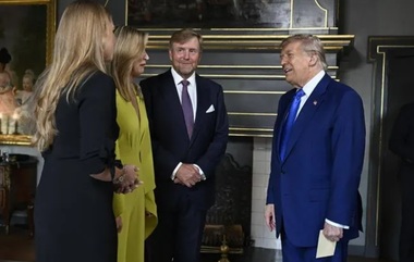 Trunmp, cazat înainte de summitul NATO la Palatul Huis ten Bosch, reşedinţa principală a familiei regale