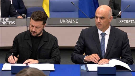 Zelenski cere ca toţi criminalii de război, ”inclusiv Putin”, să fie judecaţi, la semnarea unui acord cu Consiliul Europei în vederea înfiinţării unui Tribunal Special pentru Ucraina