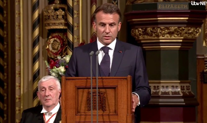 Macron, primul lider european invitat în vizită de stat după Brexit, spune în Parlamentul de la Londra că Franţa şi Marea Britanie trebuie să protejeze ordinea mondială şi să pună capăt dependenţei de SUA şi China