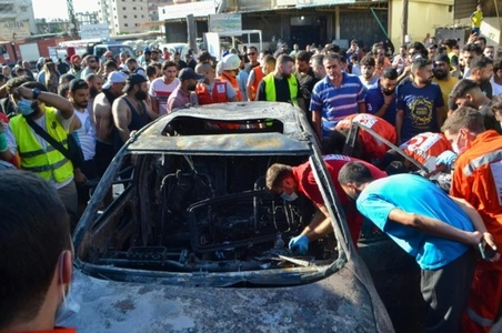 Trei morţi şi trei răniţi în nordul Libanului, într-un atac vizând un vehicul al armatei israeliene care anunţă că a vizat un activist din cadrul mişcării islamiste palestiniene Hamas