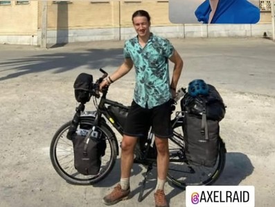 Teheranul anunţă arestarea lui Lennart Monterlos, tânărul ciclist franco-german dispărut din 16 iunie