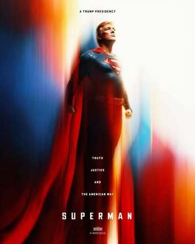 „Superman Trump” - Cum apare preşedintele pe pagina de Facebook a Casei Albe