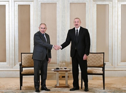 Negocieri de pace fără rezultat, la Abu Dhabi, între premierul armean Nikol Paşinian şi preşedintele azer Ilhan Aliev