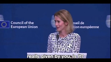 Kallas îi cere lui Trump să ia parte la ”povara” noului său plan de înarmare a Ucrainei, alături de Europa şi Canada