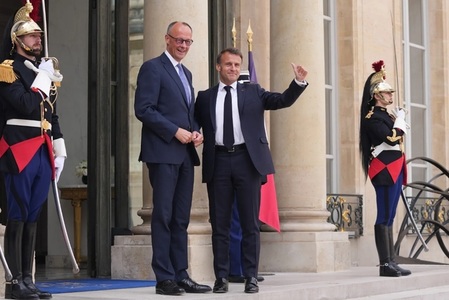 Merz îl primeşte pe Macron la 23 iulie la Berlin în vederea unei consolidări a cuplului francezo-german