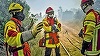 Incendiu de vegetaţie în sudul Franţei: aproape 1.000 de pompieri mobilizaţi, vremea mai blândă ajută intervenţia