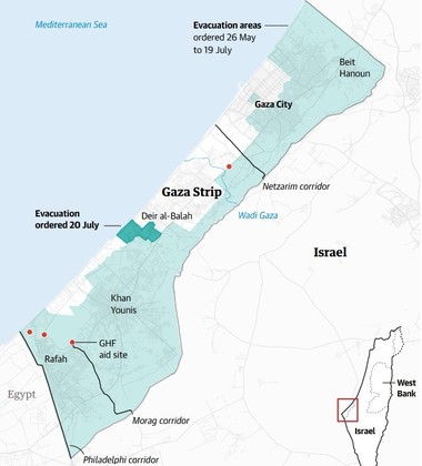 Israelul a lansat o ofensivă aeriană şi terestră asupra localităţii Deir al-Balah din centrul Fâşiei Gaza