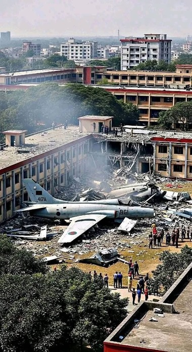 Avion prăbuşit peste o şcoală. Bilanţul tragediei din capitala Bangladeshului a crescut la cel puţin 19 morţi şi peste 100 de răniţi