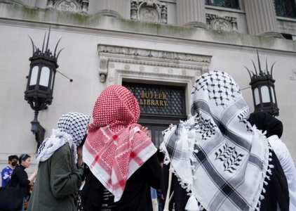 Universitatea Columbia sancţionează individual 80 de studenţi care au participat la manifestaţii propalestiniene