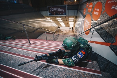 China acuză Taiwanul că vrea să facă din popor ”carne de tun”, denunţând exerciţii militare taiwaneze de contracarare a unui atac chinez pe plaje şi de luptă în oraş drept un ”simplu show”. ”Ei nu pot să schimbe nimic din declinul inevitabil al independen