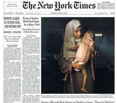 The New-York Times, acuzat de ”minciună” după publicarea unei imagini prin care denunţă foametea în Fâşia Gaza