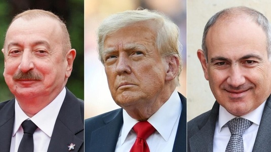 Trump anunţă un acord de pace ”istoric” între Armenia şi Azerbaidjan la Washington. Acordul prevede amenajarea de către SUA a unui coridor de 43 km în Armenia, ”Calea Trump a Păcii şi Prosperităţii Internaţionale” (TRIPP)