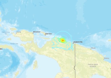 Un cutremur cu magnitudinea de 6,3, produs la mică adâncime, a lovit provincia indoneziană Papua