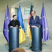 UPDATE - Zelenski este aşteptat miercuri la Berlin şi va vorbi cu Trump alături de cancelarul Merz / Programul discuţiilor diplomatice intense dintre europeni şi SUA / La ce reuniune participă şi Nicuşor Dan