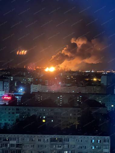 Incendiu la o rafinărie Lukoil din Volgograd după un atac cu drone ucrainene