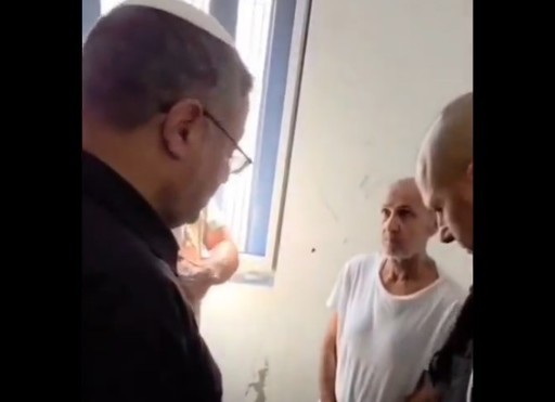 Ministrul pentru securitate internă din Israel, extremistul Itamar Ben Gvir, publică un video în care ameninţă un lider palestinian în celula sa - VIDEO
