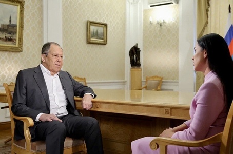 Serghei Lavrov spune că omologul său american Marco Rubio a apreciat hanoracul pe care l-a purtat în Alaska cu inscripţia URSS: „Avem multe produse care reproduc simboluri sovietice şi nu văd nimic rău în asta” 