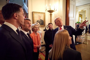 POLITICO: „Cei 7 magnifici” în varianta 2025. Cele mai ciudate 5 momente din vizita liderilor europeni la Trump - FOTO