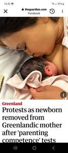 Proteste în mai multe ţări, după ce un nou-născut a fost luat de la mama sa din Groenlanda în urma unor teste de „competenţă parentală”
