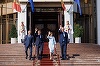 Macron, Merz şi Tusk îşi afişează, la Chişinău, ”susţinerea hotărâtă” a R.Moldova împotriva Rusiei
