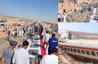 Un tren de călători a deraiat în Egipt. Cel puţin trei persoane au murit şi 94 au fost rănite