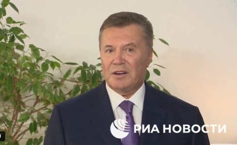 Fostul preşedinte prorus al Ucrainei Viktor Ianukovici critică Kievul într-o rară apariţie publică