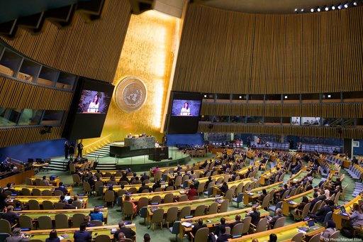 ONU aprobă cu o majoritate covârşitoare o declaraţie referitoare la soluţia cu două state, care condamnă Hamas