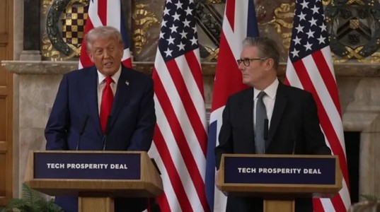 UPDATE - Trump: „Dacă preţul petrolului scade, Putin se va retrage din acest război”. El spune că SUA şi Marea Britanie au făcut „mai mult bine pe planetă decât oricare alte două ţări din istorie”