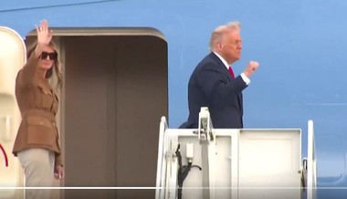 Donald Trump a părăsit Regatul Unit după o vizită oficială de două zile la Windsor - VIDEO