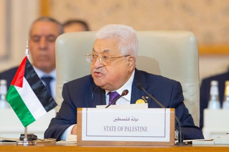 Preşedintele Autorităţii Palestiniene, Mahmoud Abbas, cere Hamas să „predea armele” 