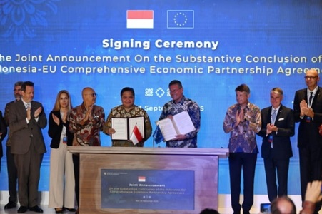 Indonezia şi Uniunea Europeană încheie un Acord de liber-schimb