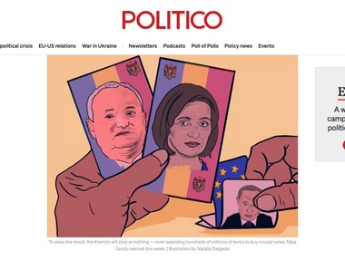 POLITICO: În alegerile existenţiale din R. Moldova pe buletinul de vot sunt UE şi Rusia